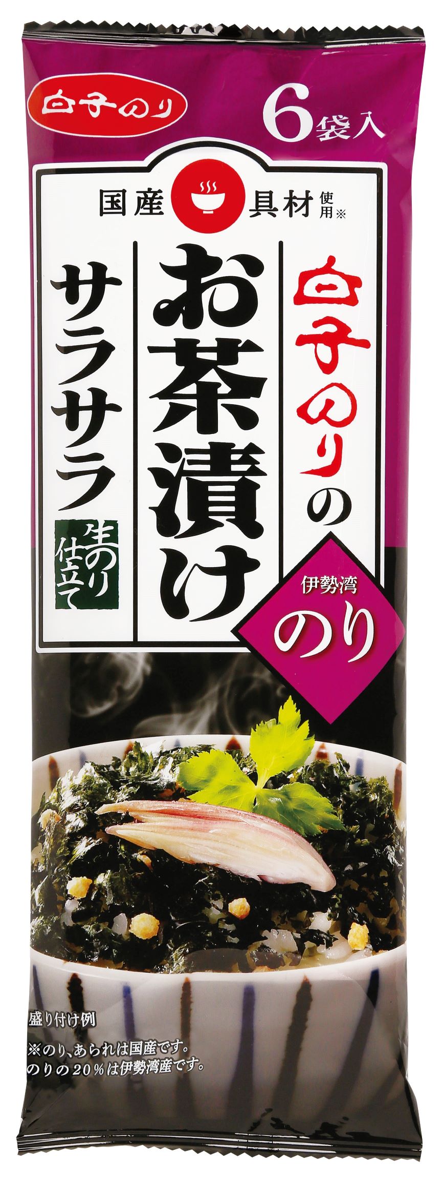 Rお茶漬けサラサラのり6Ｐ