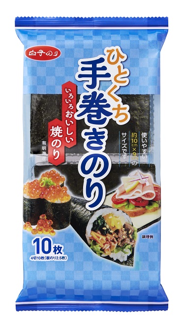 ひとくち手巻き焼のり4切10枚