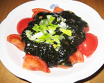 のりあんかけトマトサラダ
