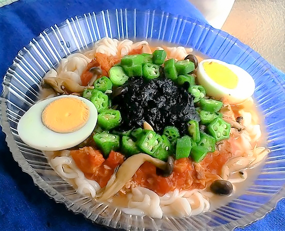 海苔たれの冷やしうどん