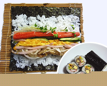 シシャモマリネの恵方巻