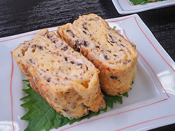 お酢でふわふわたまごやき 第1回海苔レシピコンテスト 白子のり